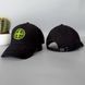 Чоловічий спортивний костюм Stone Island з капюшоном на блискавці білий Комплект Стон Айленд Толстовка Штани Кепка Хар-532 фото 2