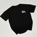 Чоловіча футболка Stussy чорна Теніска Стуссі Will-SS0001 фото 2
