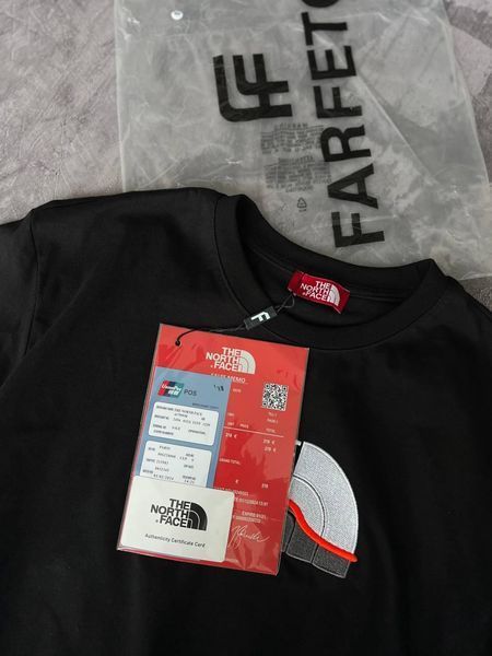 Чоловічий літній костюм The North Face Футболка Штани чорний Комплект ТНФ Моло-11-458 фото