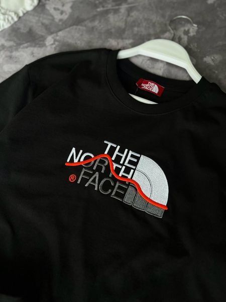 Чоловічий літній костюм The North Face Футболка Штани чорний Комплект ТНФ Моло-11-458 фото