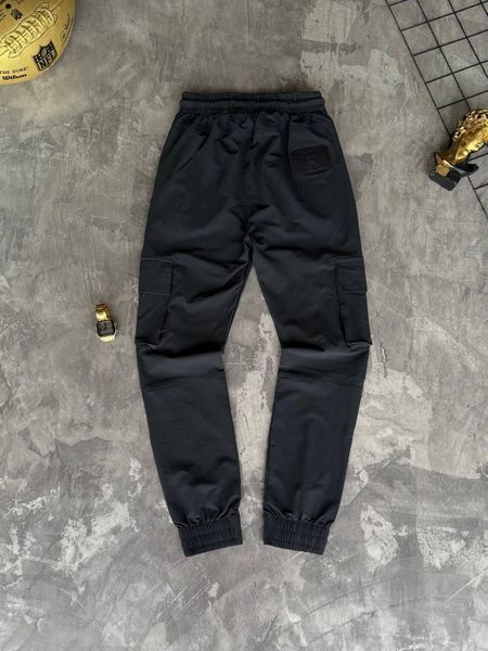 Мужские спортивные штаны Calvin Klein карго синие Брюки Кельвин Кляйн Моло-KC-2 фото