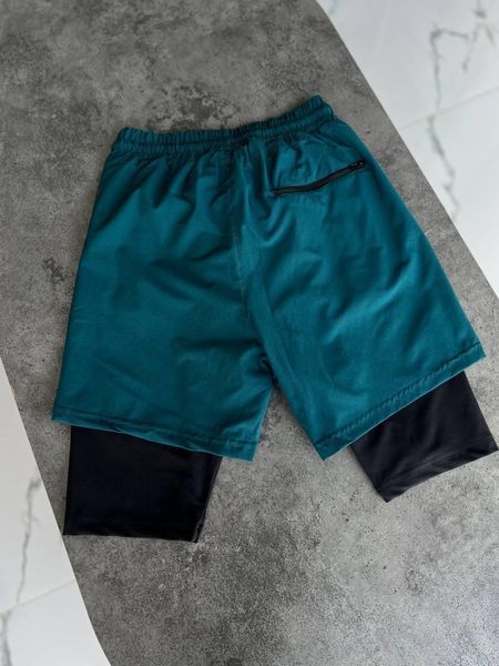 Мужские спортивные шорты Nike зеленые для тренировок Найк Моло-GH507 фото