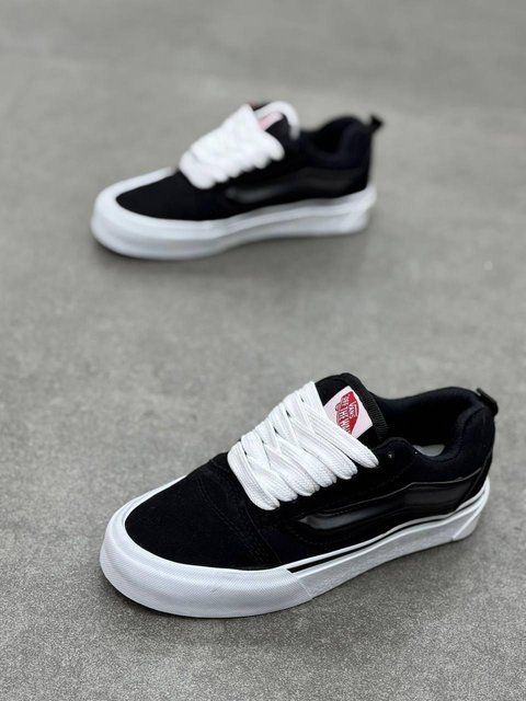 Мужские кеды Vans Knu Skool черные замшевые кроссовки Ванс Кну Скул Arm-KNU_0103 (коп1) фото