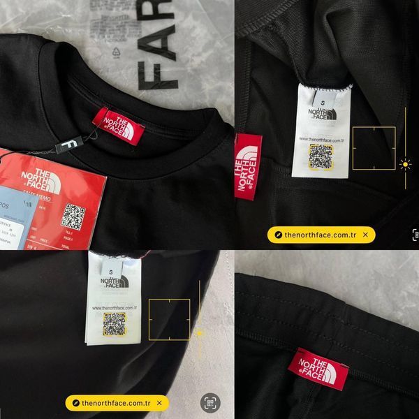 Чоловічий літній костюм The North Face Футболка Штани чорний Комплект ТНФ Моло-11-458 фото
