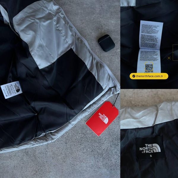 Чоловіча жилетка The North Face без капюшона сіра Безрукавка ТНФ з плащівки Моло-TNF62 фото