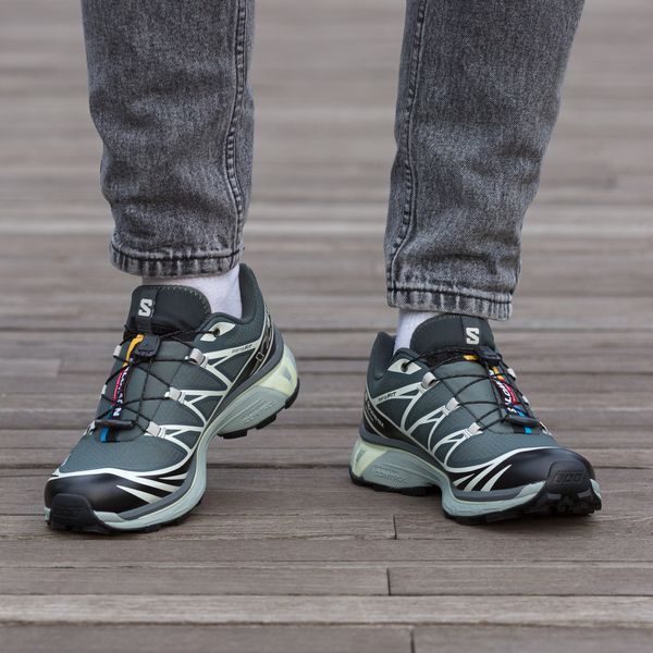 Чоловічі термокросівки Salomon XT-6 Gore-Tex сірі In-3078 фото
