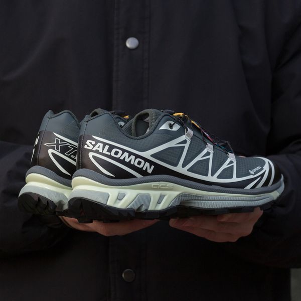 Чоловічі термокросівки Salomon XT-6 Gore-Tex сірі In-3078 фото