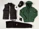 Мужской зимний спортивный костюм Stone Island 5в1 белый Комплект Стон Айленд Жилетка Футболка Кепка Хар-253 фото 4