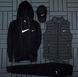 Чоловічий спортивний костюм Nike 3в1 чорний Комплект Найк Жилетка Штани Кепка Мой-62 фото 7