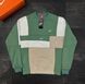 Мужской зимний свитшот Nike на флисе трицветный голубой Кофта Найк без капюшона Will-54 фото 1