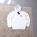 Мужское худи Stussy белое Кофта с капюшоном Стуси Перчатки Ads-431 фото 2