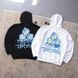 Мужское худи Stussy белое Кофта с капюшоном Стуси Перчатки Ads-431 фото 5