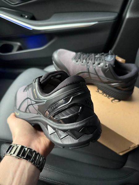 Чоловічі кросівки AsicsGel Kayano 27 Gore-Tex Black Purple чорні з фіолетовим Асікс гортекс з мембраною Pow-AS034 фото