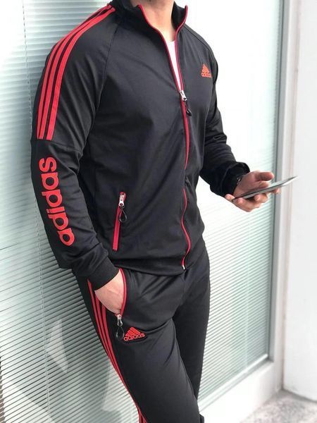 Чоловічий спортивний костюм Nike без капюшона чорний Комплект Найк Світшот Штани Seas-11 фото