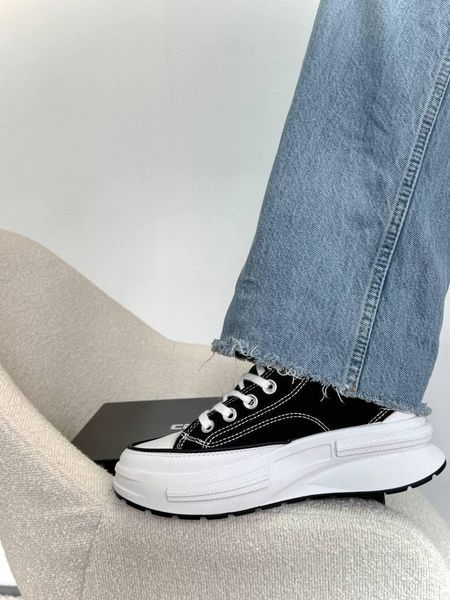 Женские кеды Converse Run Star Legacy CX высокие черные на платформе Кроссовки Конверсы текстиль Arm-NN_99932 фото