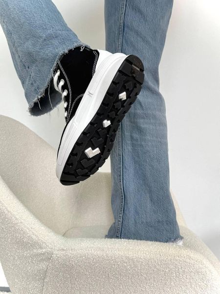 Женские кеды Converse Run Star Legacy CX высокие черные на платформе Кроссовки Конверсы текстиль Arm-NN_99932 фото