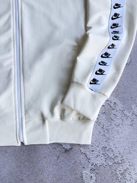 Чоловічий спортивний костюм Nike з лампасами молочний Комплект Найк без капюшона Хар-738 фото
