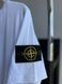 Мужской летний костюм Футболка Шорты Stone Island черно-белый с патчем Стон Айленд Моло-67-14 фото 6