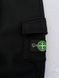 Мужские зимние штаны Stone Island черные Хар-344 (коп1) фото 5
