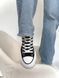 Женские кеды Converse Run Star Legacy CX высокие черные на платформе Кроссовки Конверсы текстиль Arm-NN_99932 фото 4