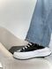 Женские кеды Converse Run Star Legacy CX высокие черные на платформе Кроссовки Конверсы текстиль Arm-NN_99932 фото 8