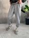 Мужские спортивные штаны с лампасами серые Smm-pant4 фото 2