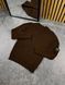 Мужской свитер Stone Island коричневый Will-SI10131 фото 1