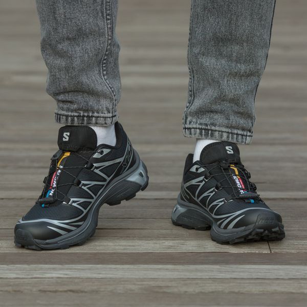 Чоловічі термокросівки Salomon XT-6 Gore-Tex чорні Inter-1888 фото