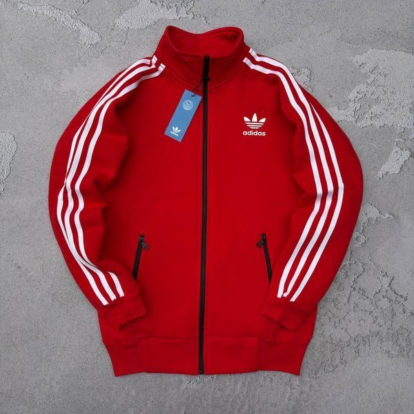 Чоловіча зимова кофта Adidas без капюшона хакі Олімпійка Адидас на блискавці Хар-513 фото