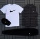 Мужской спортивный костюм Nike черный Комплект Найк Свитшот Штаны OW-99 фото 3
