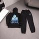 Чоловічий зимовий спортивний костюм Stussy фіолетовий Комплект Стуссі Худі Штани плащівка Ads-546 фото 3