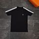 Мужская футболка Fred Perry белая с лампасами Фред Перри Will-FP0013 фото 3
