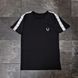 Мужская футболка Fred Perry белая с лампасами Фред Перри Will-FP0013 фото 2