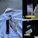 Мужской летний костюм Футболка Шорты Stone Island черно-белый с патчем Стон Айленд Моло-67-14 фото 9