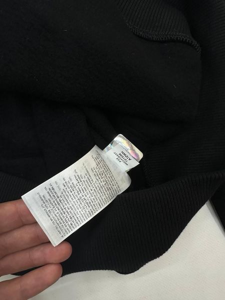 Мужская зимняя кофта The North Face черная Худи ТНФ с принтом Glad-3 фото