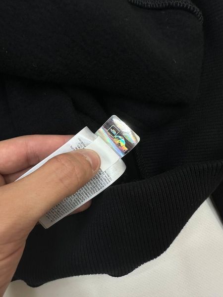 Мужская зимняя кофта The North Face черная Худи ТНФ с принтом Glad-3 фото