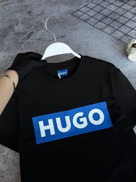 Чоловіча футболка Hugo Boss оверсайз чорна Теніска Х'юго Бос Моло-Dib/5 фото