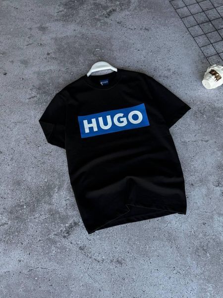 Чоловіча футболка Hugo Boss оверсайз чорна Теніска Х'юго Бос Моло-Dib/5 фото