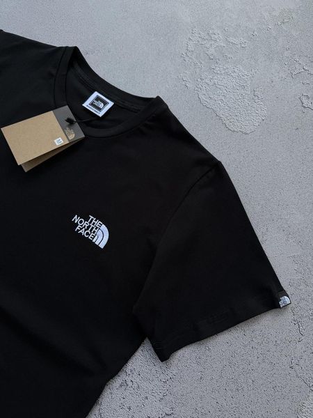 Чоловічий спортивний костюм The North Face 3в1 чорний Комплект ТНФ Штани Футболка Кепка Хар-449 фото