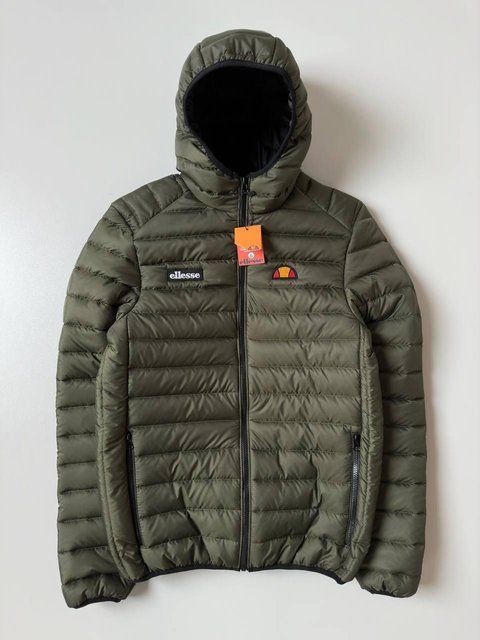 Мужская куртка Ellesse хаки Ветровка Элис демисезонная стеганая Хар-354 фото
