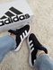 Женские кроссовки Adidas Campus черные Адидас Кампус Arm-CM0202 фото 2