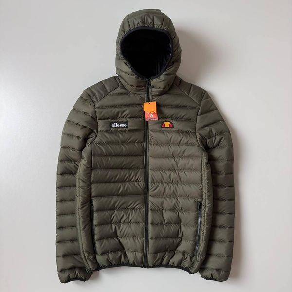 Мужская куртка Ellesse хаки Ветровка Элис демисезонная стеганая Хар-354 фото