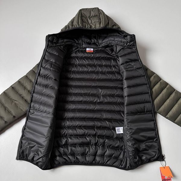 Мужская куртка Ellesse хаки Ветровка Элис демисезонная стеганая Хар-354 фото