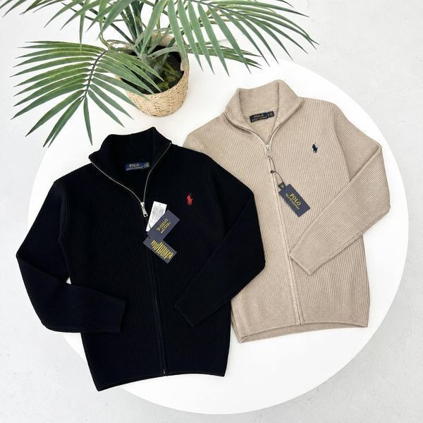 Чоловічий кардиган Polo Ralph Lauren чорний Cas-67 фото