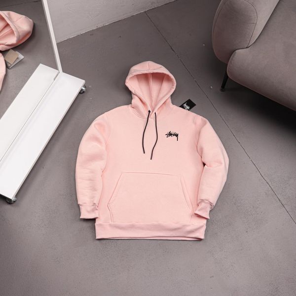 Чоловіче зимове худі Stussy з капюшоном бежеве Толстовка Стусі Ads-495 фото