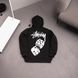 Чоловіче зимове худі Stussy з капюшоном бежеве Толстовка Стусі Ads-495 фото 5