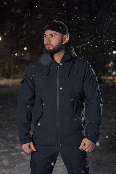 Чоловічий костюм Softshell синій Комлект Софт Шелл Куртка Штани Intru-1586881234 фото