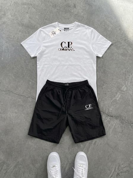 Мужской летний костюм C.P. Company черный Ads-691 фото
