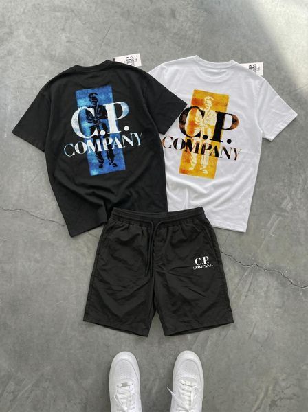 Мужской летний костюм C.P. Company черный Ads-691 фото