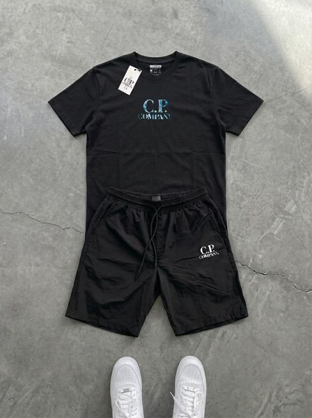 Мужской летний костюм C.P. Company черный Ads-691 фото